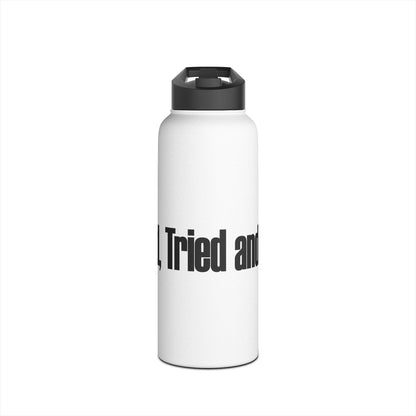 Stylish Stainless Steel Water Bottle, Reusable Hydration Container, Eco-Friendly Drinkware, Gift for Fitness Lovers, Motivational Travel Mug