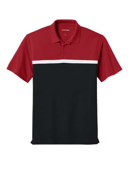 Sport-Tek® UV Micropique Colorblock Polo