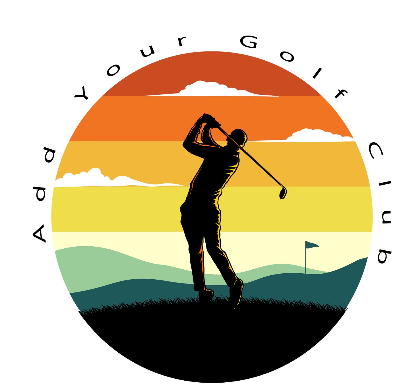 DTF Golf Tee Shot